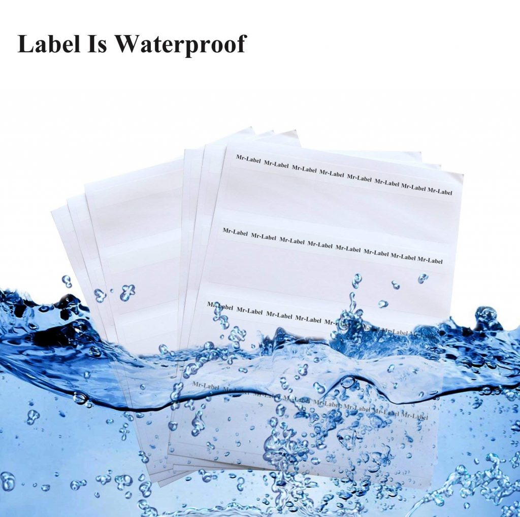 Mr Label Self Laminating Wrap Around Cable Labels Us Letter Sheets