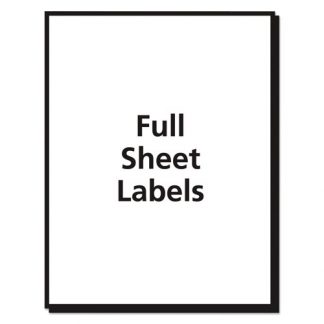 Full Sheet Labels