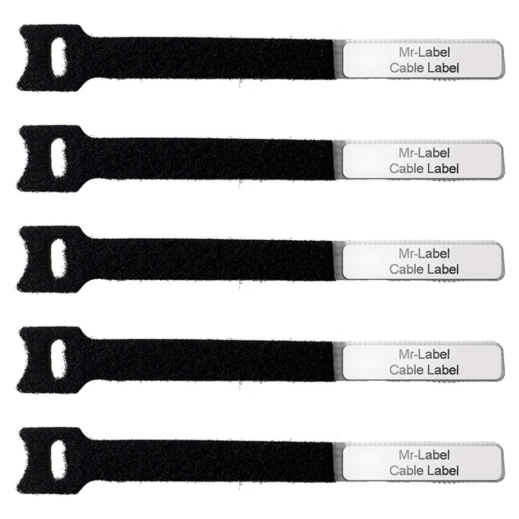 MrLabel Unique Writable Cable Ties Reusable Fastening Cable Straps