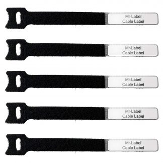 Mr-Label Reusable Cable Ties – Hook and Loop Fastening Wire