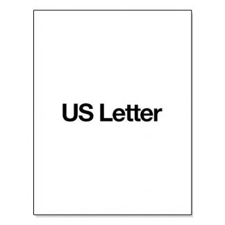 US Letter Sheet