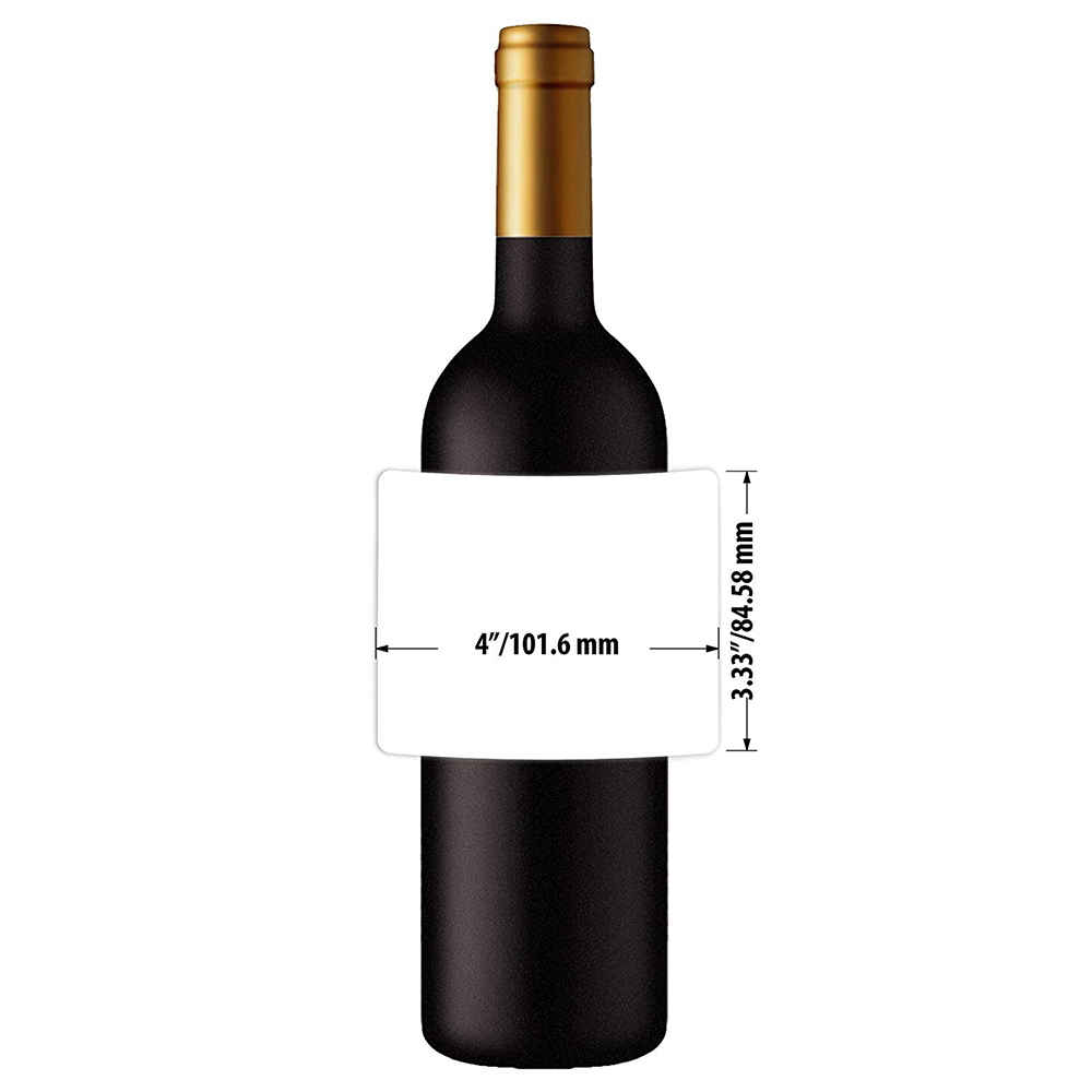 Mr-Label Waterproof Matte White Wine Label – for Inkjet & Laser Within Blank Wine Label Template