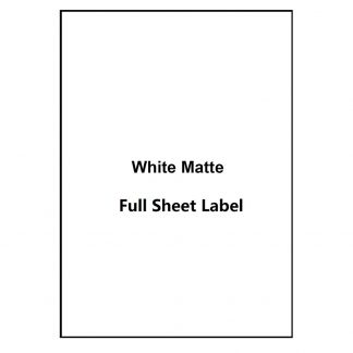 Mr-Label - Clear Waterproof Sticker Paper – Permanent Adhesive - Inkjet and  Laser Print - Translucent Full Sheet Label - US Letter Sheet Size- for