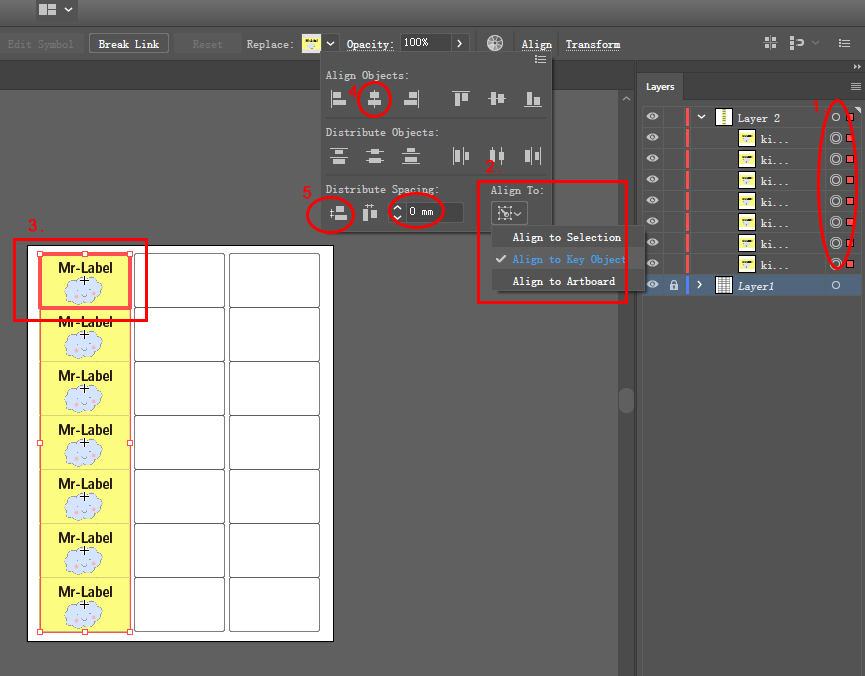 How to Edit PDF Templates in Adobe® Illustrator? MRLABEL