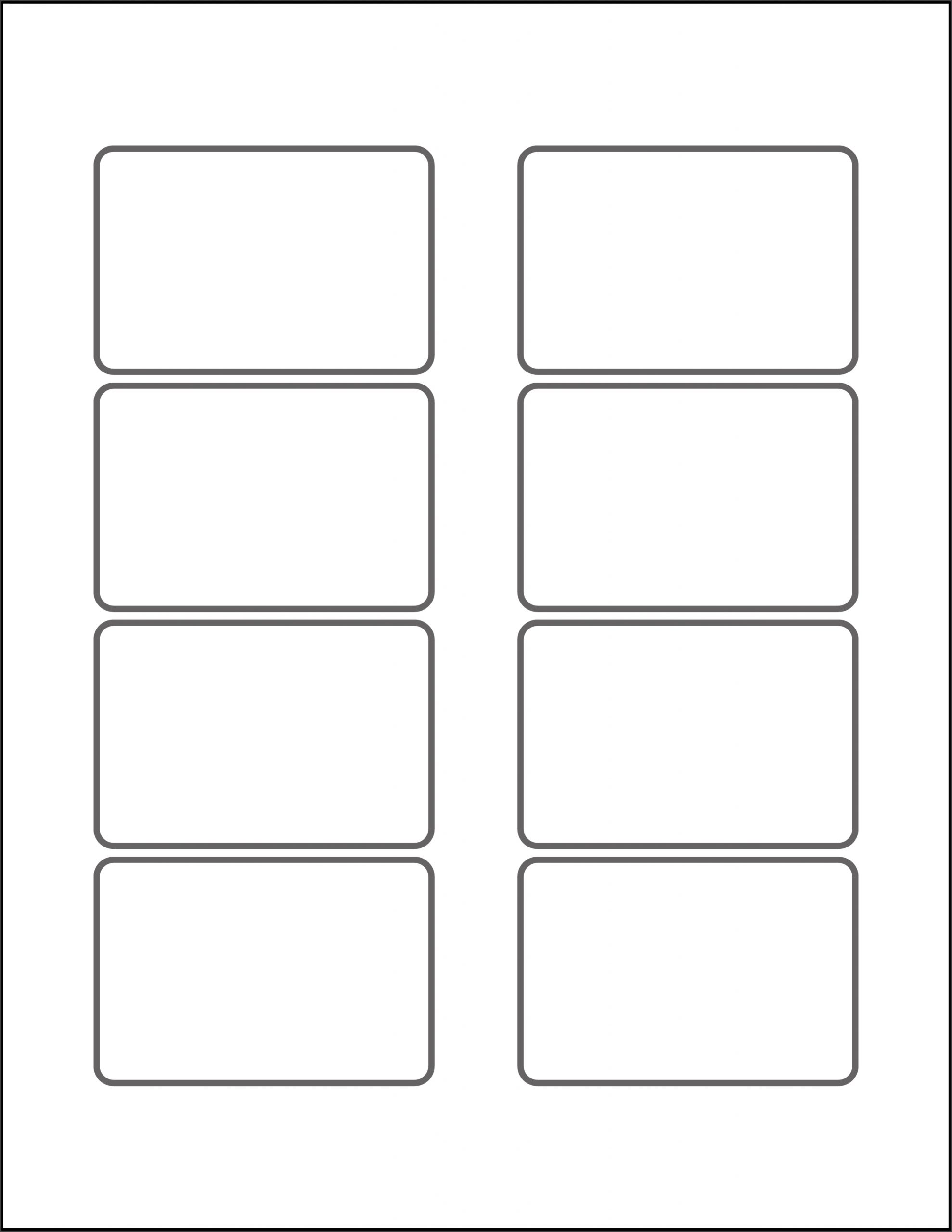 Mr880 2″ X 3″ Us Letter Sheet 8 Rectangular Labels Mr Label