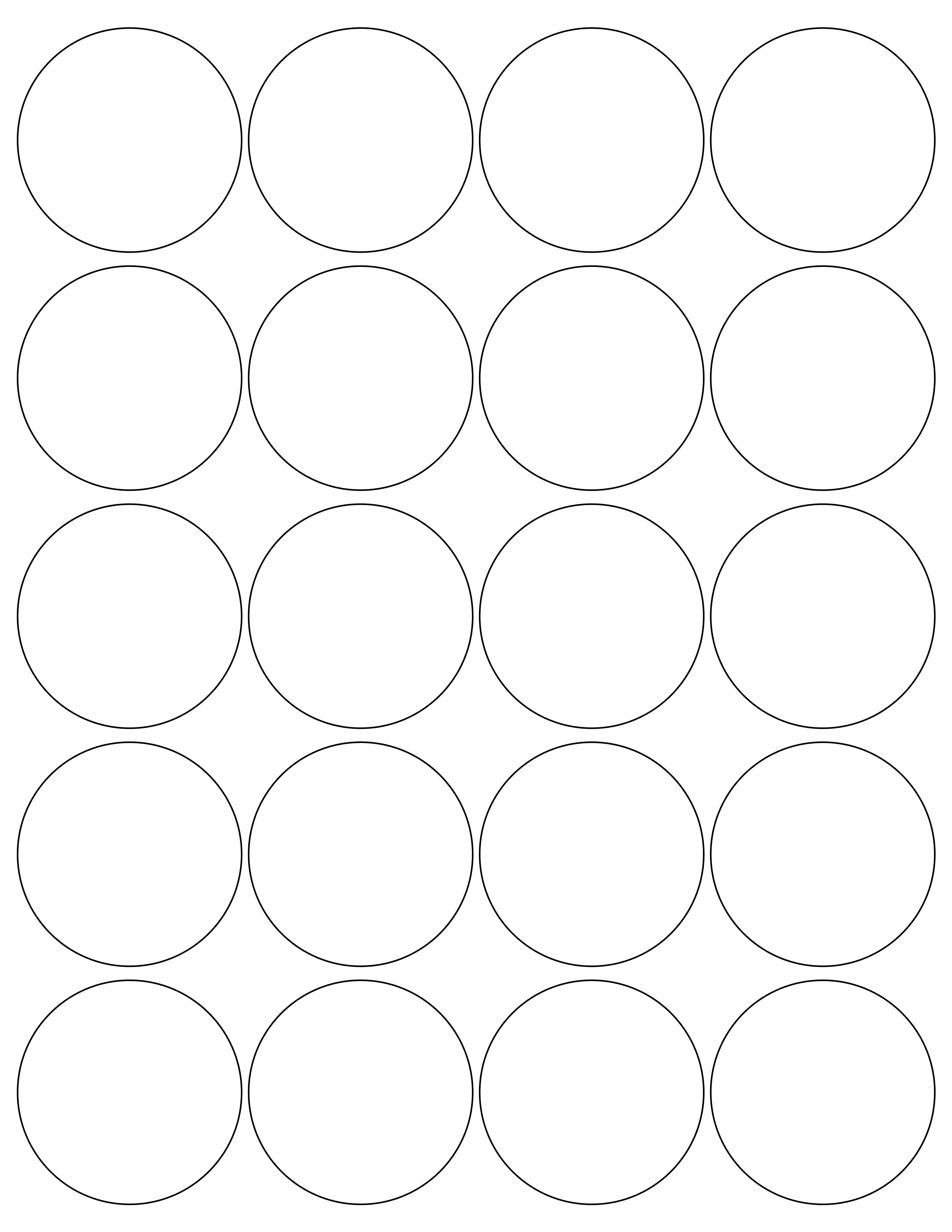 MR233 – Dia. 23″ – US Letter Sheet – 230 Round Labels – MR-LABEL Pertaining To 2 Inch Round Label Template
