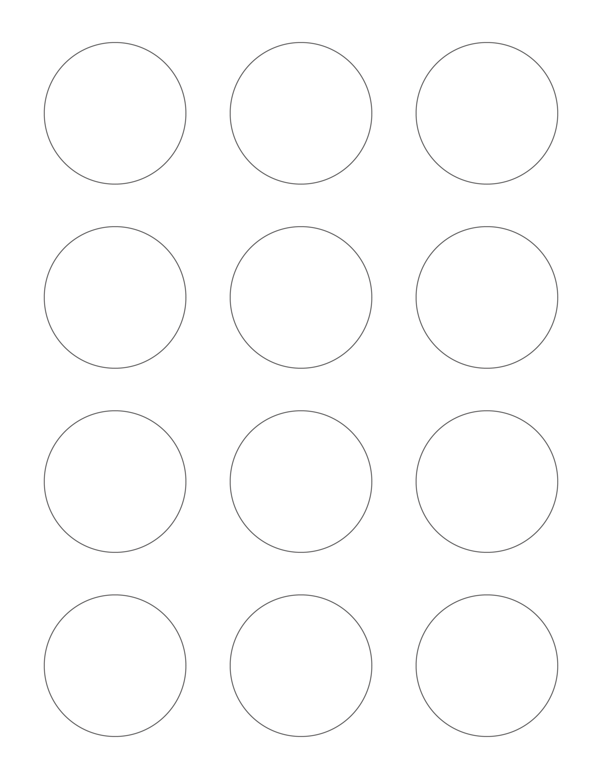 Circle Free Blank Template Label Round Templates For Mac