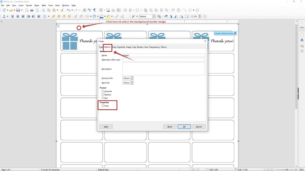 using microsoft word templates with libreoffice