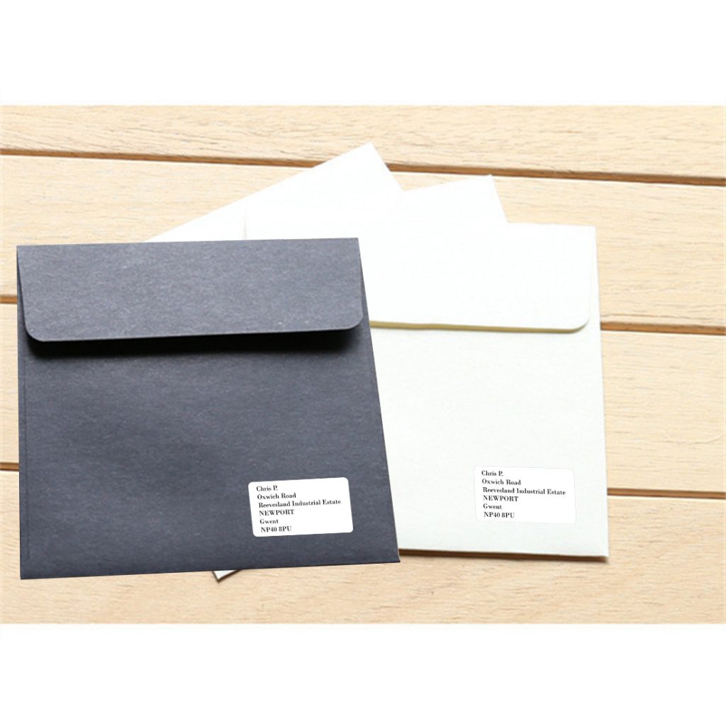 2080+ Pre-Printed Self-Adhesive White Mini Labels - Return Address & Personalized