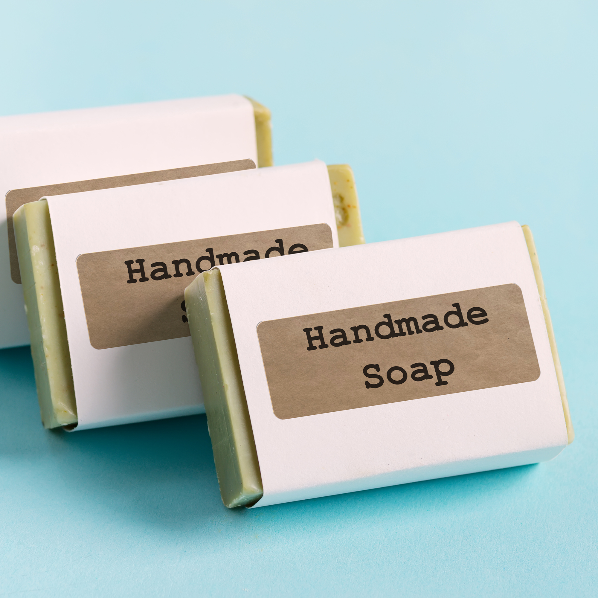 144 1-2/3 (1.625) Pre-Printed Design ~Handmade SOAP~ Matte Sticker Labels