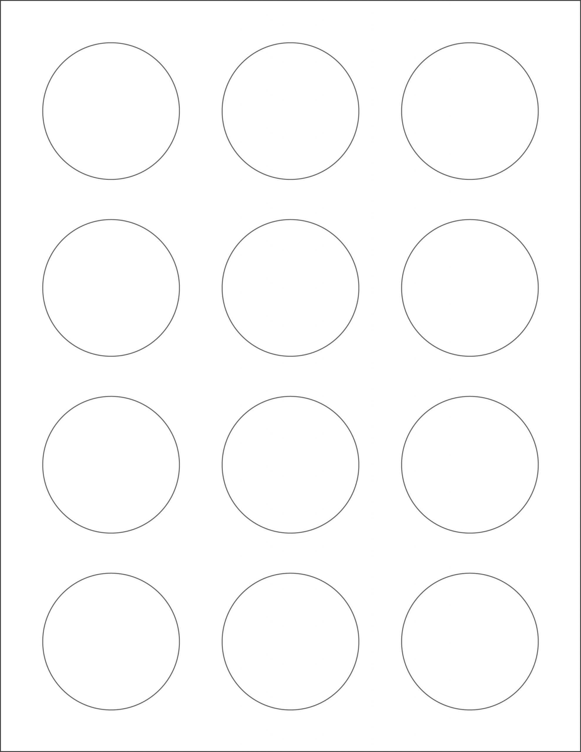 MR830 – Dia 2″ – US Letter Sheet – 12 Round Labels – MR-LABEL