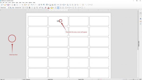 How to use LibreOffice template? – MR-LABEL