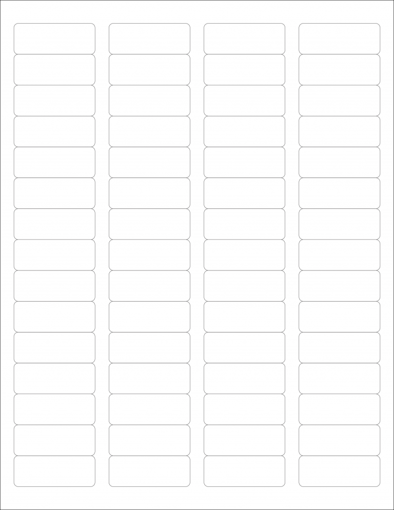 MR323 – 2/3″ x 1-3/4″ – US Letter Sheet – 60 Rectangle Labels – MR-LABEL