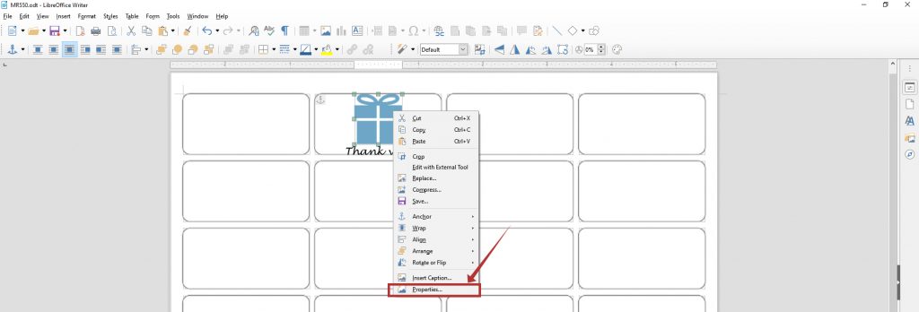 How to use LibreOffice template? – MR-LABEL