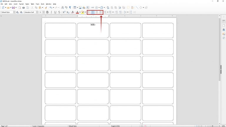 How to use LibreOffice template? – MR-LABEL