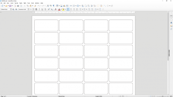 How to use LibreOffice template? – MR-LABEL