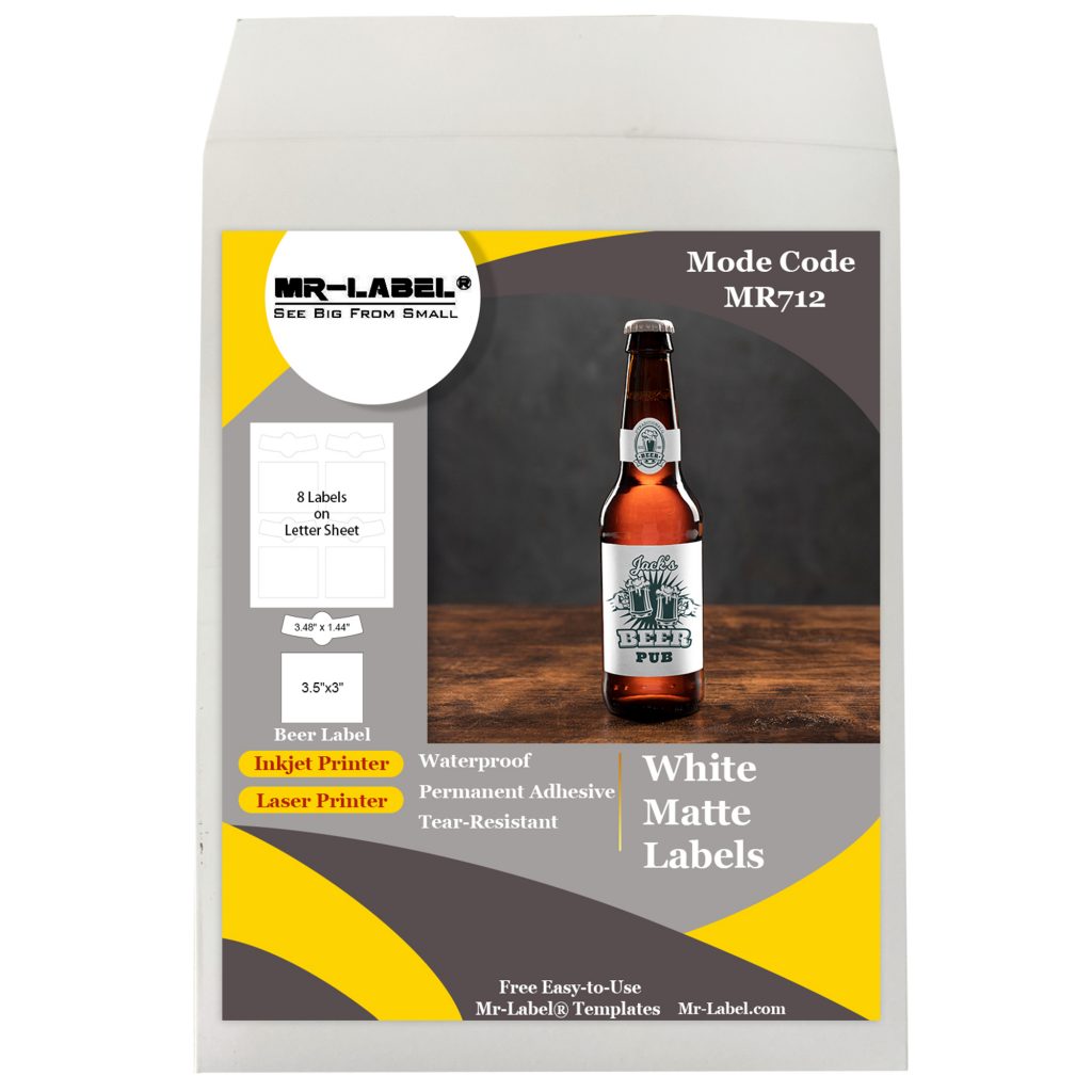 US Letter Sheet – MR-LABEL